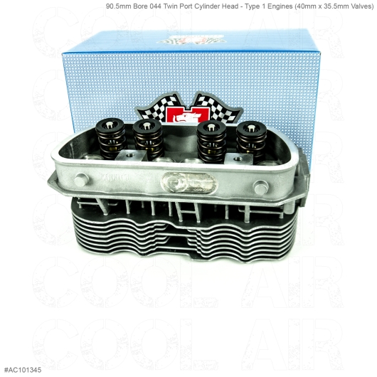 **NCA** 90.5mm Bore 044 Twin Port Cylinder Head - Type 1 Engines (40mm X 35.5mm Valves)