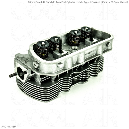 94mm Bore 044 Panchito Twin Port Cylinder Head - Type 1 Engines (40mm X 35.5mm Valves)