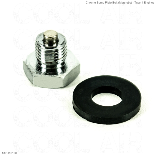 14mm Chrome Sump Plate Plug (Magnetic) - Type 1 Engines