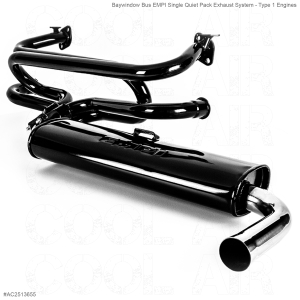 **NCA** Baywindow Bus EMPI Single Quiet Pack Exhaust System - Type 1 Engines