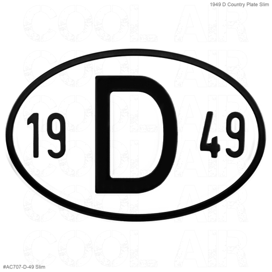 1949 D Country Plate