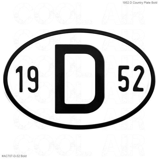 **ON SALE** 1952 D Country Plate
