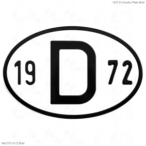 **ON SALE** 1972 D Country Plate
