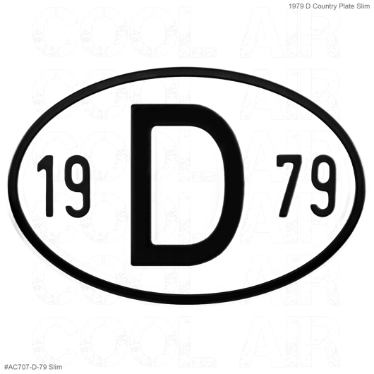 1979 D Country Plate