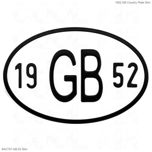 **ON SALE** 1952 GB Country Plate