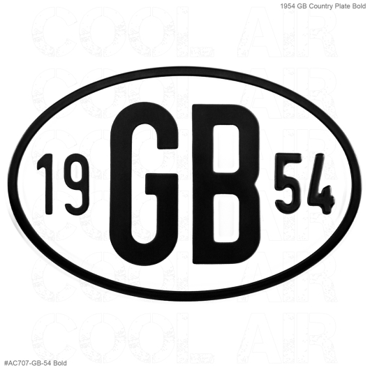 **ON SALE** 1954 GB Country Plate