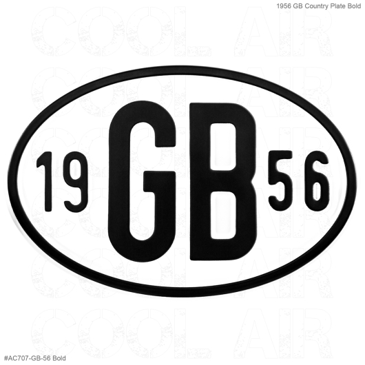 **ON SALE** 1956 GB Country Plate