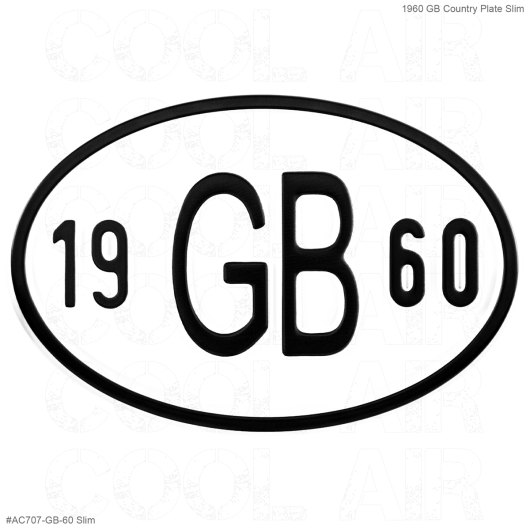 **ON SALE** 1960 GB Country Plate