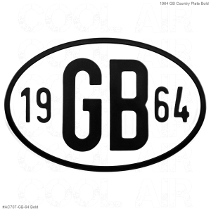 **ON SALE** 1964 GB Country Plate