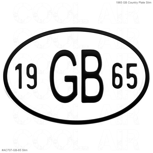 **ON SALE** 1965 GB Country Plate