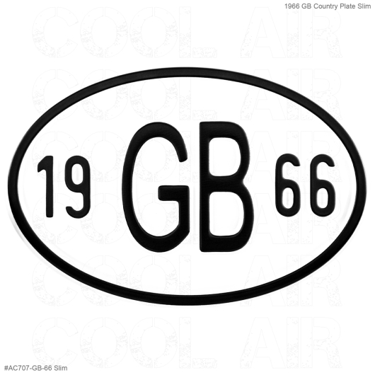 **ON SALE** 1966 GB Country Plate