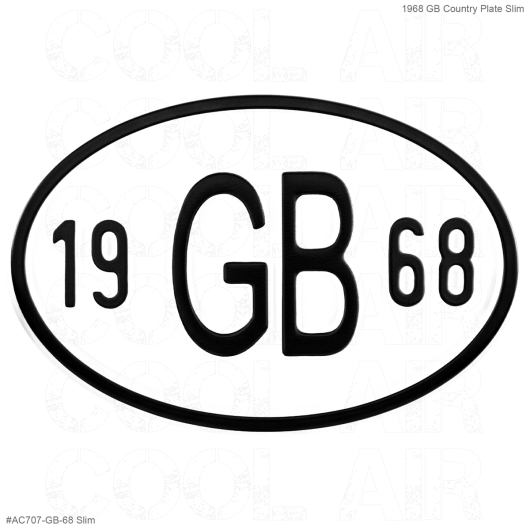 **ON SALE** 1968 GB Country Plate