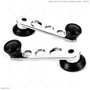 Mk1 Golf Black And Chrome Window Winder Handles