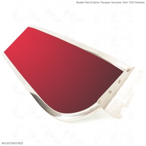 Beetle Red Exterior Perspex Sunvisor (Not 1303 Models)