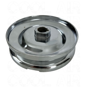 Chrome Top Pulley - Type 1 Engines (Fits Alternator Or Dynamo) - 12 Volt