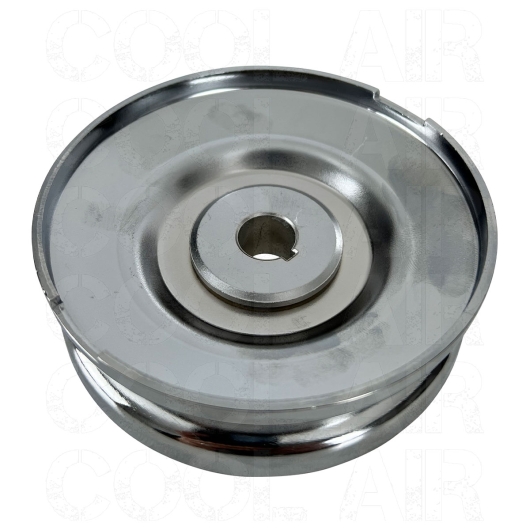 Chrome Top Pulley - Type 1 Engines (Fits Alternator Or Dynamo) - 12 Volt