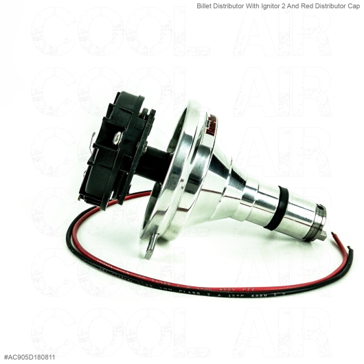 Billet Distributor With Ignitor 2 And Red Distributor Cap