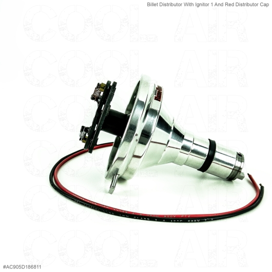 Billet Distributor With Ignitor 1 And Red Distributor Cap