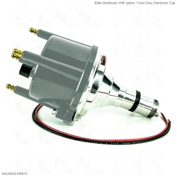 Billet Distributor With Ignitor 1 And Grey Distributor Cap