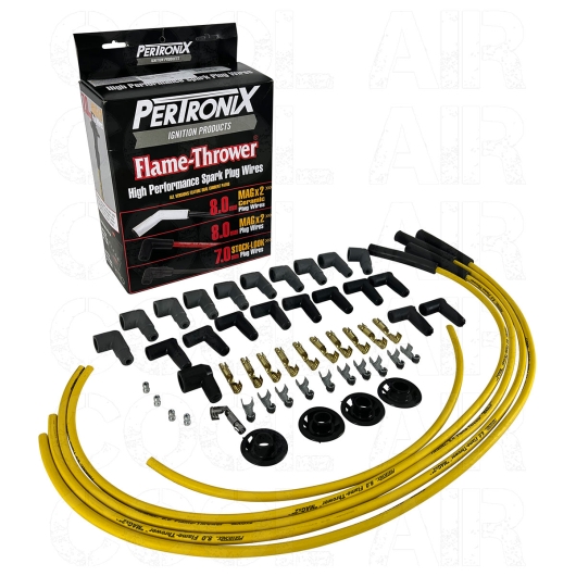 Flamethrower 8mm Yellow HT Lead Kit - Type 1 Engines