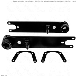 **NLA** Beetle Adjustable Spring Plates - 1961-79 - Swing Axle Models - Standard Height With Extra Length