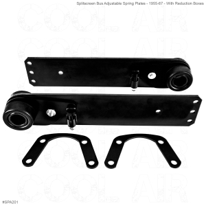 Splitscreen Bus Adjustable Spring Plates - 1955-67 - With Reduction Boxes