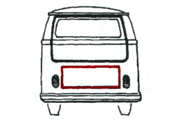 Splitscreen Bus Engine Lid Seal - 1955-67 - Top Quality