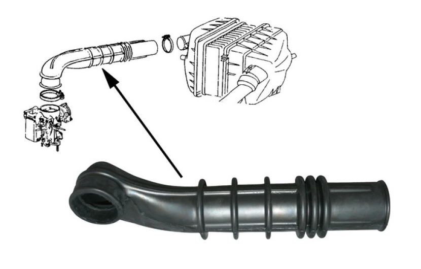 Carburettor To Air Filter Rubber Elbow - T2 (1968-79), KG (1968-74)