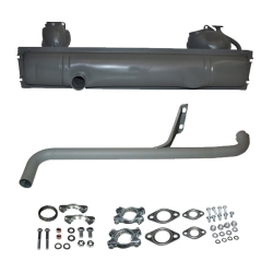 OE Quality Baywindow Bus Exhaust Kit - 1976-79 - Type 1 Engines (Can Be Used On Earlier Models) Top Quality