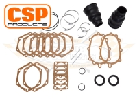 Splitscreen Bus Gearbox Gasket Kit With Axle Boots - 1964-67