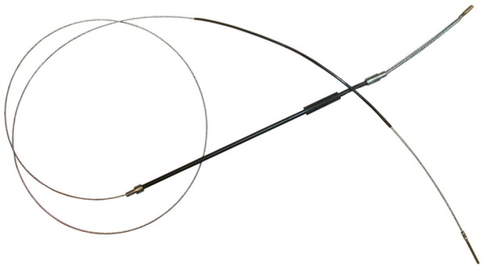 Baywindow Bus Handbrake Cable - 1968 Only - 3340mm Long With 530mm Conduit