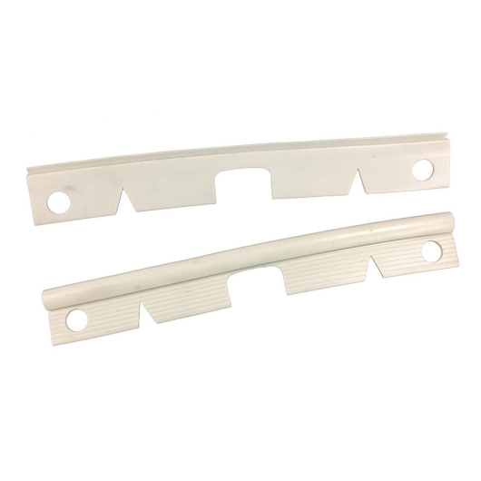 Baywindow Bus Front Bumper Step Seals - Cloud White - 1968-72