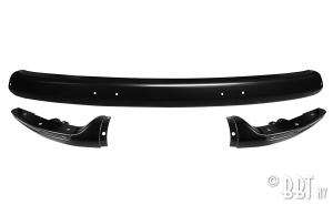 Baywindow Bus Front Bumper With Step Pieces (3 Piece Kit) - 1968-72