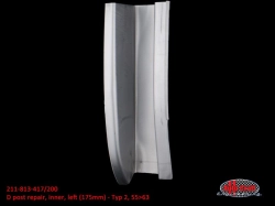 Splitscreen Bus Inner D Post (175mm High) - 1955-63 - Left (Engine Bay Post)