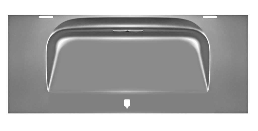 Baywindow Bus Engine Lid - 1968-71 (Removable Rear Valance Models)