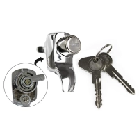 Baywindow Bus Tailgate Lock - 1972-79 - Chrome - Top Quality