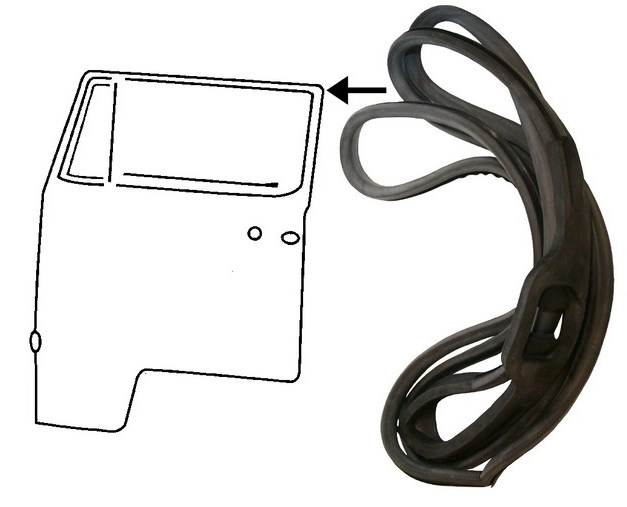 Baywindow Cab Door Seals