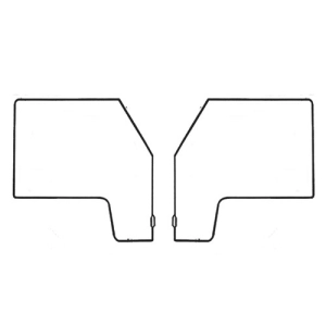 Baywindow Bus Cab Door Seals (Pair)