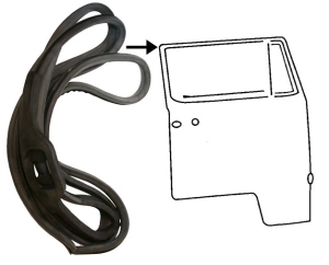 Baywindow Bus Cab Door Seal - Right