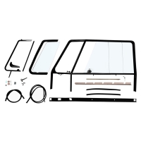 Splitscreen Bus Complete Door Window Frame Kit - 1955-67 - Left (Including Glass)