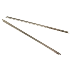 Splitscreen Bus Cab Door Window Divider Bars - 1955-67 - Stainless Steel