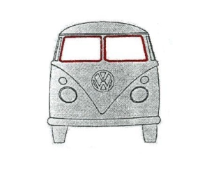 Barndoor Bus Front Windscreen Seal