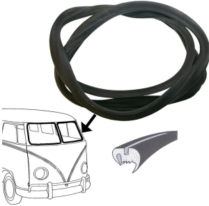 Splitscreen Bus Windscreen Seals PAIR - 1955-67 - Top Quality