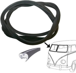 Splitscreen Bus Windscreen Seal - Right - 1955-67 - Top Quality