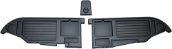 Baywindow Bus Black Plastic Parcel Shelf - Under Dash