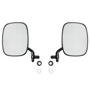 VW Baywindow Bus Cab Door Mirror Kit - Pair- (Also Type 181) - Top Quality