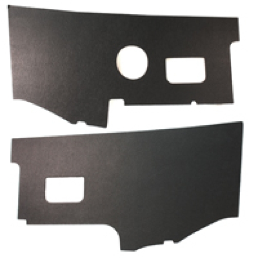 Baywindow Bus Front Kick Panels (Black Card) - RHD - 1968-72