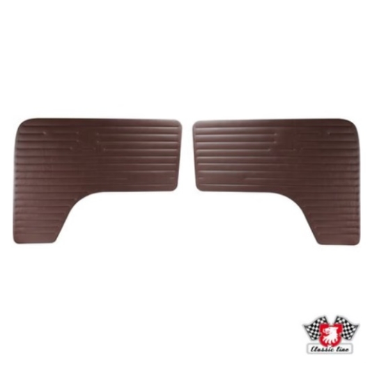 Baywindow Bus Cab Door Panels - Brown Vinyl