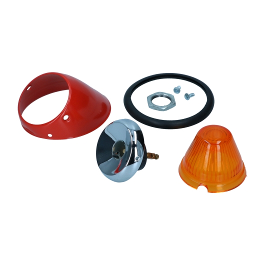 Splitscreen Bus Bullet Indicator Assembly With Amber Lens - 1956-63 - Left