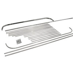 Splitscreen Bus Interior Door Panel Trim Kit - 1955-61 (Bench Seat)